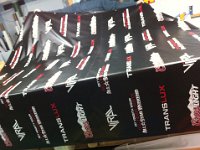 Media Wall  8'x8' banner display with telescopic frame - great for transporting and easy setup at any event.  Ideal for red carpet photo backdrop